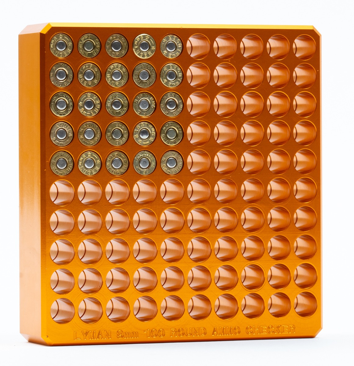 <h2>25%</h2> A photo of the Ammo Checker block filled up 25% of the wayp 25%